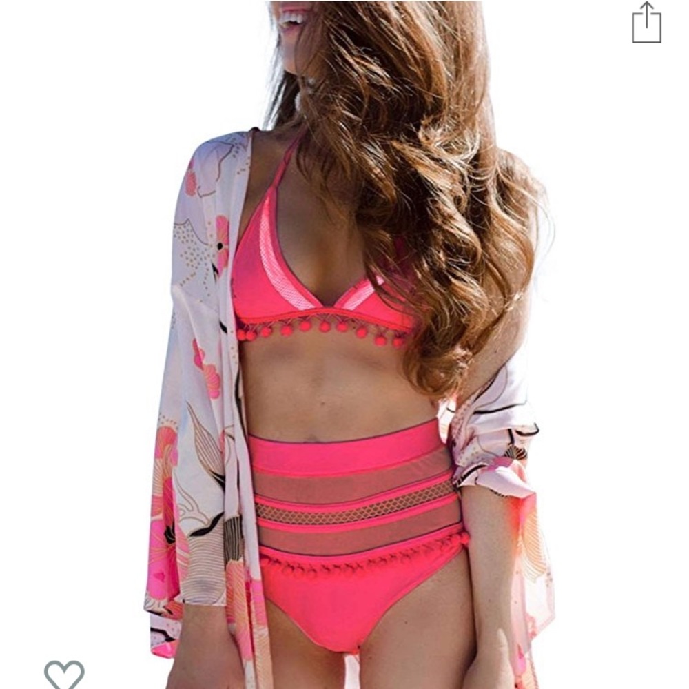 High waisted, bikini swim suit. Brand new!